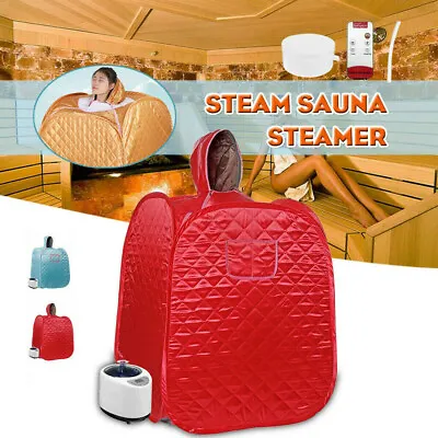 2L Foldable Steam Sauna Tent Steamer Spa Room Home Loss Weight Slimming Detox OZ • $86.99