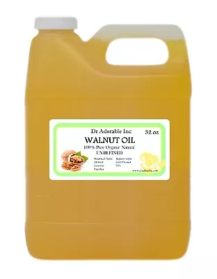 Premium Walnut Oil Unrefined Pure Cold Pressed Organic Fresh Skin Hair Care • $8.99