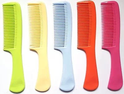 Hair Handle Comb Large Shower Comb Detangle Wet Hair Combs Wide Tooth Comb X 1 • £2.49