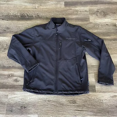 Free Country Softshell Zip Up Jacket Coat Zip Pockets Black Men Size Large • $14.99