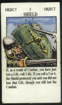 Shield Green Purchase Card For Talisman 2nd Edition By Games Workshop • £2