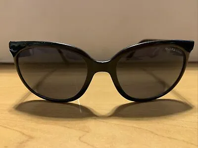 Bolle Acrylex Cat Eye Vintage Polish Black Sunglasses 396 • $59.99