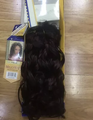 MILKYWAY Human Hair Italian Perm Wave 12” Color P1B/530 • £14.99