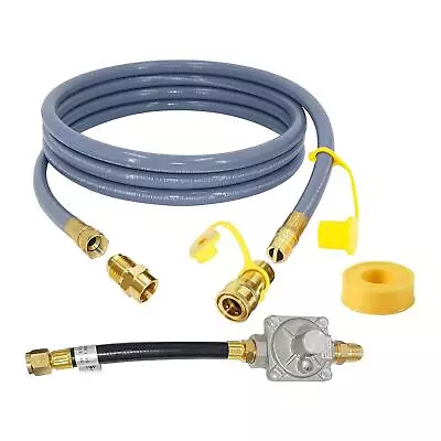 10 Feet 1/2 Inch Natural Gas Hose Propane Refill Adapter Natural Gas Conversion • $149.31