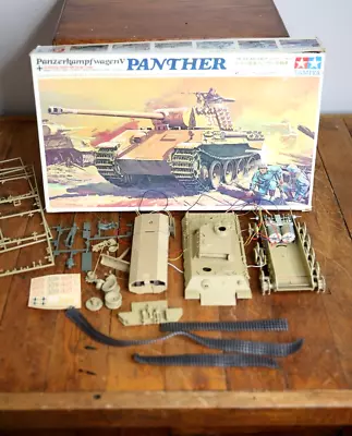 Panzerkampfwagen V Panther Tamiya 1:35 Motorized Military Tank Model With Box • $125