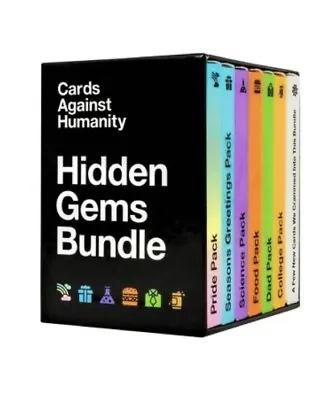 Cards Against Humanity Hidden Gems Bundle 17+ 7 Pack NIB Printed In China • $32.40