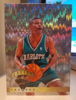 1995-96 Topps Power Boosters #20 Muggsy Bogues CHARLOTTE Hornets WAKE FOREST • $20