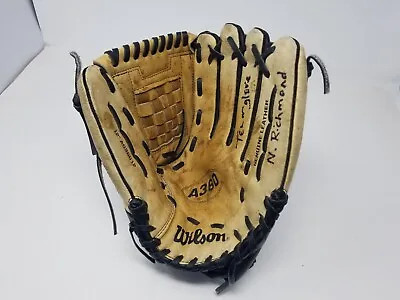 Wilson A360 12  Softball Glove Leather Right Hand Throw Masons Of California • $29.99