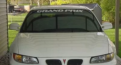 $14.99 • Buy GRAND PRIX Vinyl Windshield Decal Sticker SE Pontiac GT GTP Turbo Supercharged