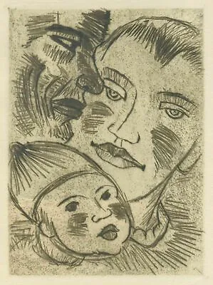 H. Max Pechstein - Family Of The Artist - Etching 1921 • $575.40