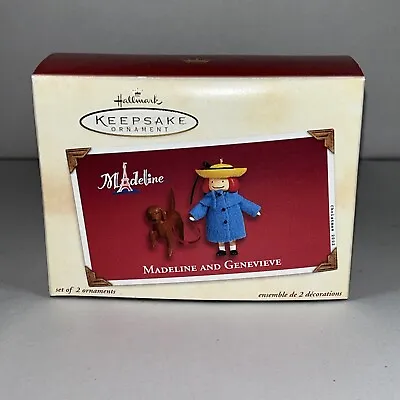 2002 Hallmark Keepsakes Madeline And Genevieve Christmas Ornaments • $44.99