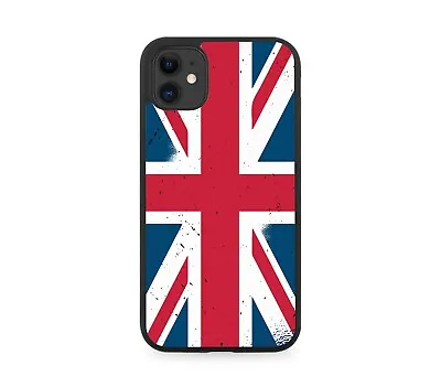 Vintage British Union Jack Flag Rubber Phone Case Great Britain Retro UK K366 • £15.90