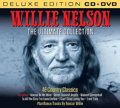 Willie Nelson The Ultimate Collection Set Deluxe Edition CD & DVD Set Bonus • £13.99