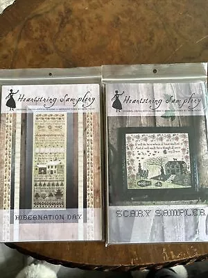 Heartstring Samplery Scary Sampler And Hibernation Day Cross Stitch Charts • £12