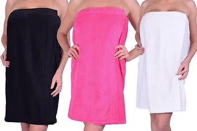 Womens Body Wrap Towel - 100% Cotton Adjustable Bath Cover Up - Made In Turkey • $26.99