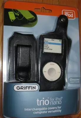 Griffin TRIO For Apple  IPod Nano 3  Cases Cover Protector LEATHER NEW • $5.94