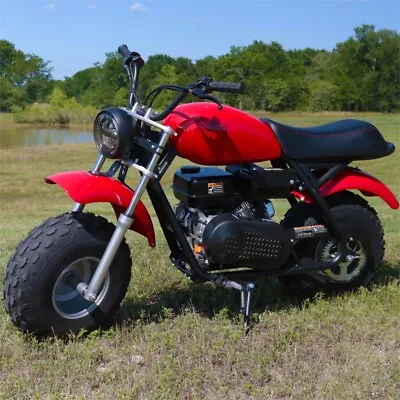 MotoTec 200cc 6.5HP Trailcross Gas Powered Mini Bike - Red • $974
