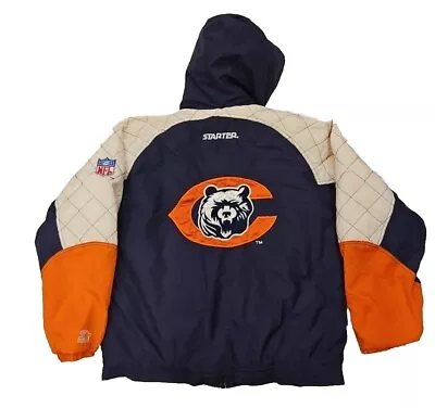 Vintage 80s Starter Chicago Bears Jacket Large • $50
