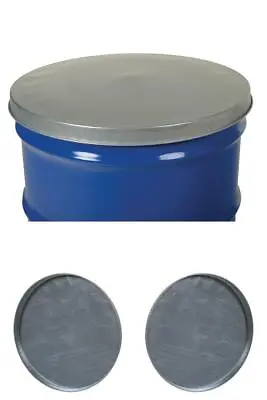 55 Gal DRUM LID COVER ONLY Open Or Closed Head Galvanized Steel Burn Barrel Rim • $34.27