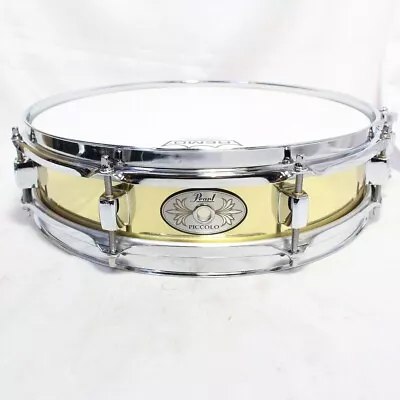 PEARL / B1330 13x3 Brass Effect Piccolo Snare Drum • $350