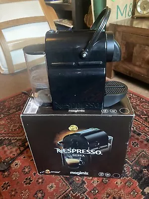 Nespresso  Black M105 Inissia Coffee Machine Magimix • £40