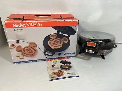 Vitantonio 950-NS Non-Stick Gourmet Mickey Electric Waffle Maker Waffler In Box • $180