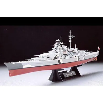 TAMIYA 78013 Bismarck With Stand 1:350 Ship Model Kit • £49.99