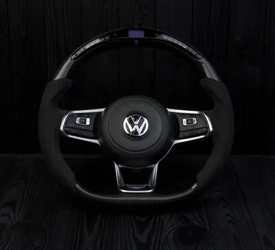 VW Volkswagen GTI Golf R MK7 GLI Custom Steering Wheel Carbon Fiber LED Display • $2000