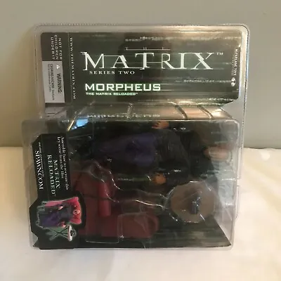 New NIB 2003 McFarlane Matrix Reloaded Morpheus Chair Sitting Seated • $120