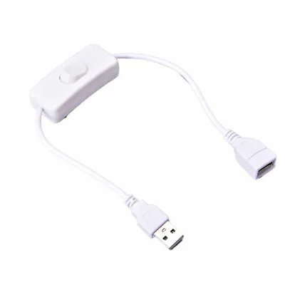 $12.09 • Buy 28cm USB Cable With Switch ON/OFF Cable Extension Toggle For USB Lamp USB Fan