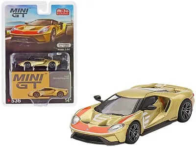 1/64 Mini GT Ford GT Holman Moody Heritage Edition Gold MGT00536 • $12.99