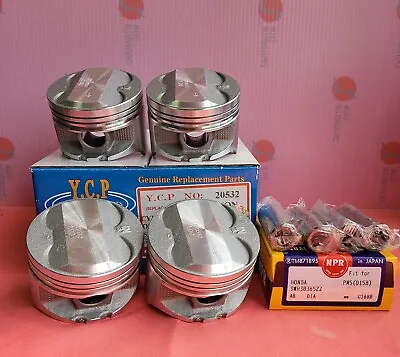 76mm YCP P29 Oversize Pistons High Compression And NPR Japan Rings For Honda D16 • $1159.95