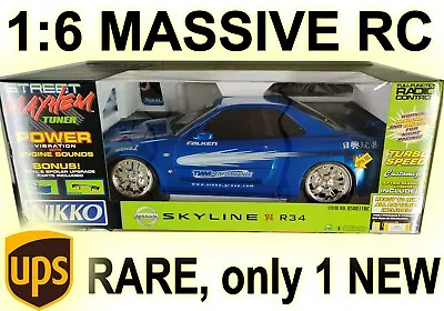 Nib Nissan Super Skyline Rc Car 1:6 1/6 Scale Huge Nikko RC Only New 1 On Ebay • $1995