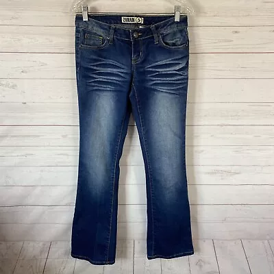 Zanadi Zana Di Low Rise Boot Cut Jeans Size 5 Blue Stretch 28x33 • $16