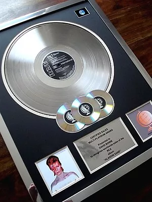 £174.99 • Buy David Bowie Aladdin Sane Lp Multi Platinum Disc Record Award Album
