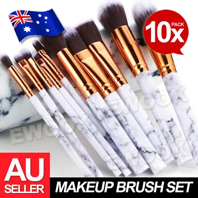 10pcs Professional Makeup Brush Set Foundation Blusher Cosmetic Make-up Brushes • $5.95