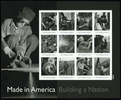 US #4801m Made In America Welder Imperf. Sheet Of 12 VF NH MNH • $99.50