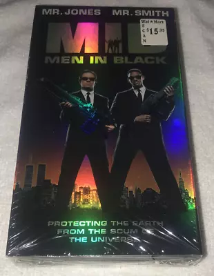 MIB Men In Black Will Smith VHS 1997 New Factory Sealed With $ Tags WATERMARKS • $26.24