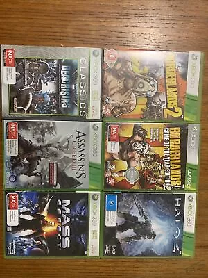 Xbox 360 Game Bundle (2). X 6 Games. PAL • $39.95