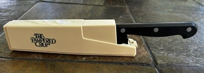 $19.95 • Buy Vintage “. The Pampered Chef 5” Blade Kitchen Knife” In Self Sharpening Case