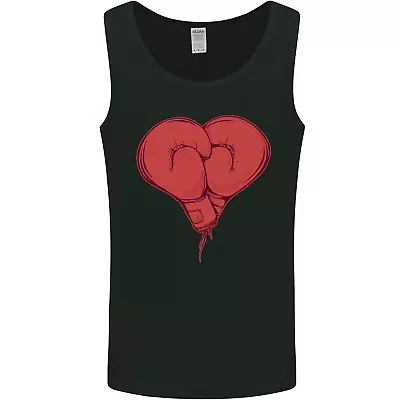 Heart Boxing Gloves Boxer MMA Muay Thai Mens Vest Tank Top • £10.49