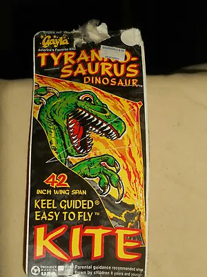 Vintage Gayla KITE Tyrannosaurus Dinosaur 42  Keel Guided #125 Nos Sealed 1992 • $33