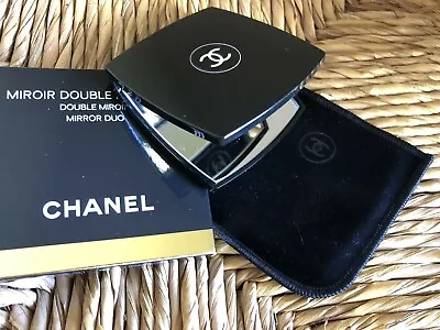 CHANEL Beauty Compact Miroir Double Facettes Mirror Duo Side NIB NEWLY BRAND NEW • $20.54