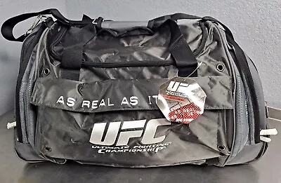 Vintage UFC - “As Real As It Gets” Duffel Bag - 2009 Bioworld Merch/Zuffa - XL • $89.99