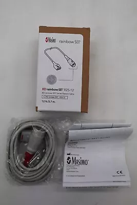 Masimo 4078 RD Rainbow SET R25-12 Rainbow SET Series Patient Cable 12 Ft • $50