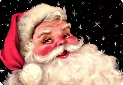 $4.25 • Buy Postcard Hallmark Santa Claus Jolly Santa Claus