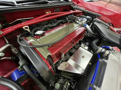 For Mitsubishi EVO 9 Yellow KEVL Carbon Interior Engine Plug Cover Bodykits • $423.72