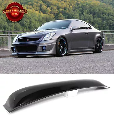 Rear Roof Window Windshield Spoiler Sun Visor Wing Deflector Fit 03-07 G35 2DR • $58.99