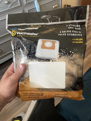 $11.10 • Buy Vacmaster 4-5 Gallons Standard Dry Vacuum Dust Filter Bags DVB45
