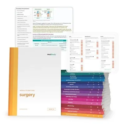 MedStudy 1st Edition Medical Student Core Books • $349.99